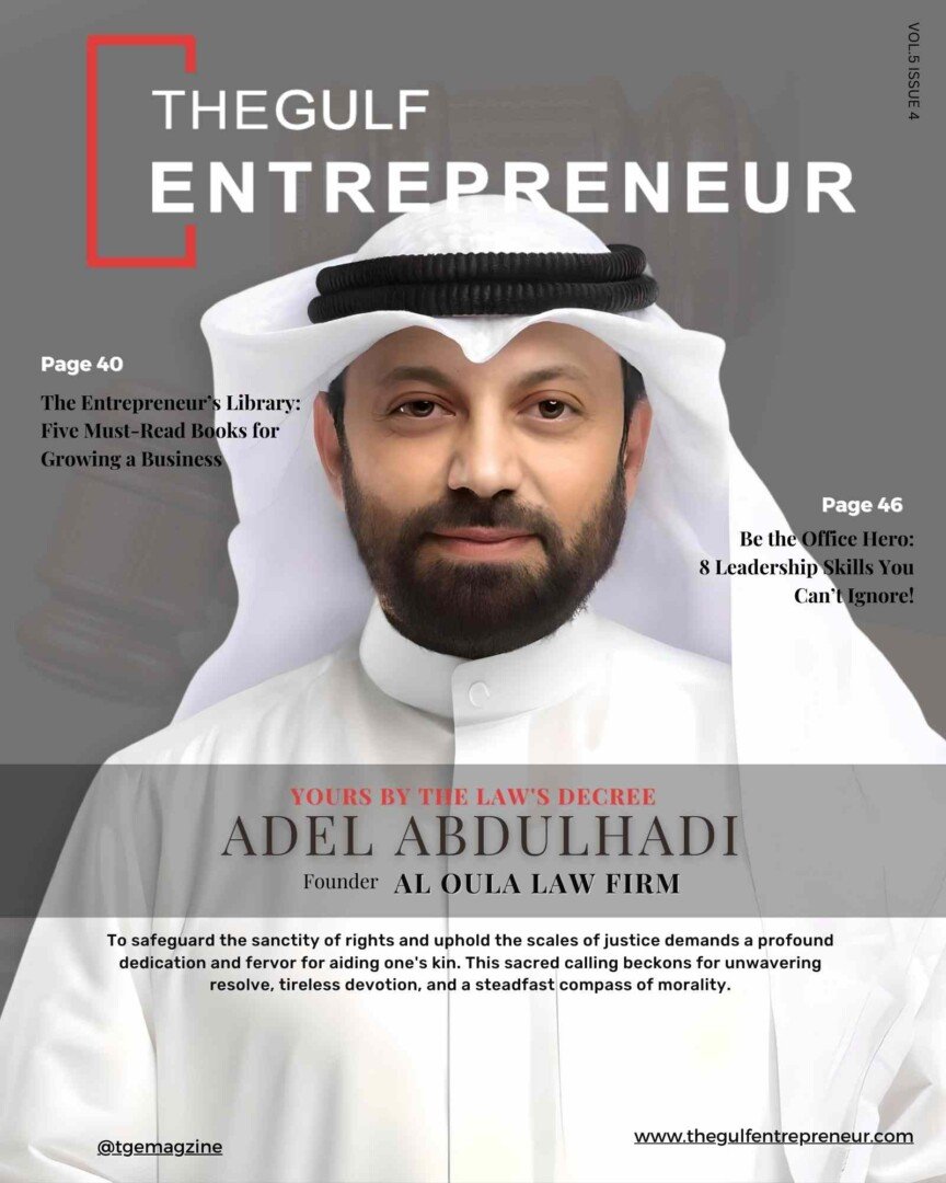 Gray Yellow Modern Business Magazine Cover