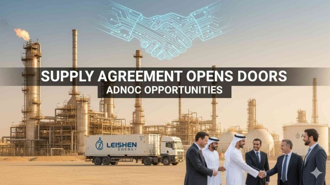 Leishen Energy Supply Agreement Opens Doors to ADNOC Opportunities