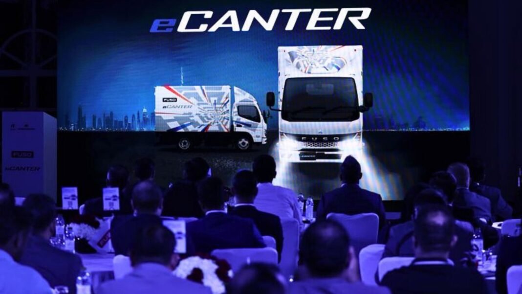 Al Habtoor Unveils Fuso eCanter for UAE Logistics