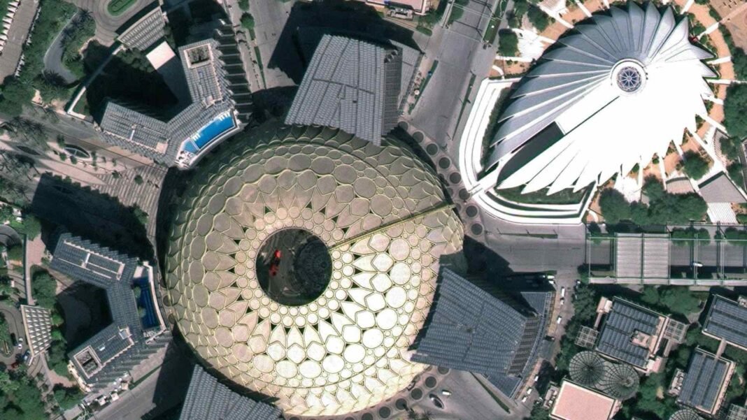 MBRSC Shares Fresh Satellite Snaps of Iconic Sites of UAE